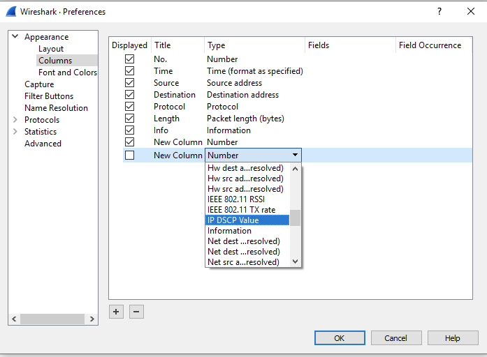 Type of Service (TOS) Field — Colosseum 1.0 documentation
